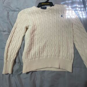 Polo Ralph Lauren Cream Cable Knit Sweater